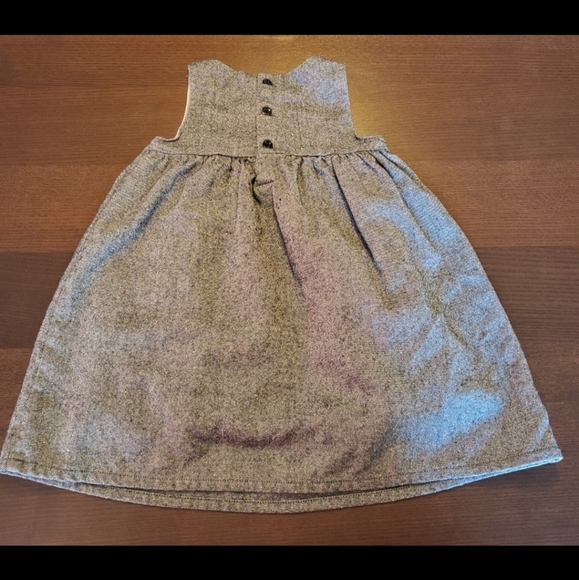 🍂🍁🍂Genuine Kids OshKosh 4T grey sparkle dress. Dark academia for grade school - Picture 2 of 5